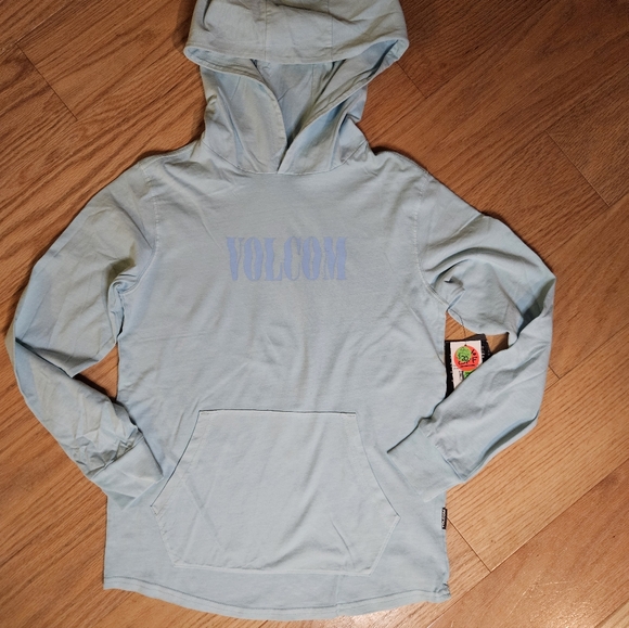 Volcom Light Blue Kids Hoodie - Picture 1 of 2